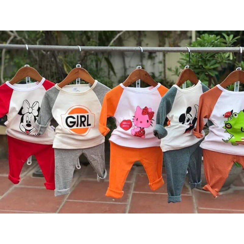 combo 4 bộ bé trai bé gái