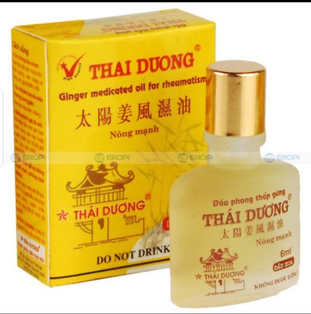 DẦU GỪNG THÁI DƯƠNG chai 24ml