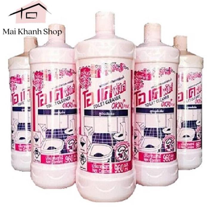 Nước Tẩy Toilet Okay Công Nghệ Thái LAn 960ml