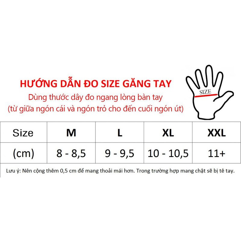 Găng Tay nam ngón cụt 511 đi phượt, đạp xe