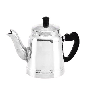 Ấm nước, bình trà nhôm nhỏ có nắp đậy, tay cầm nhựa