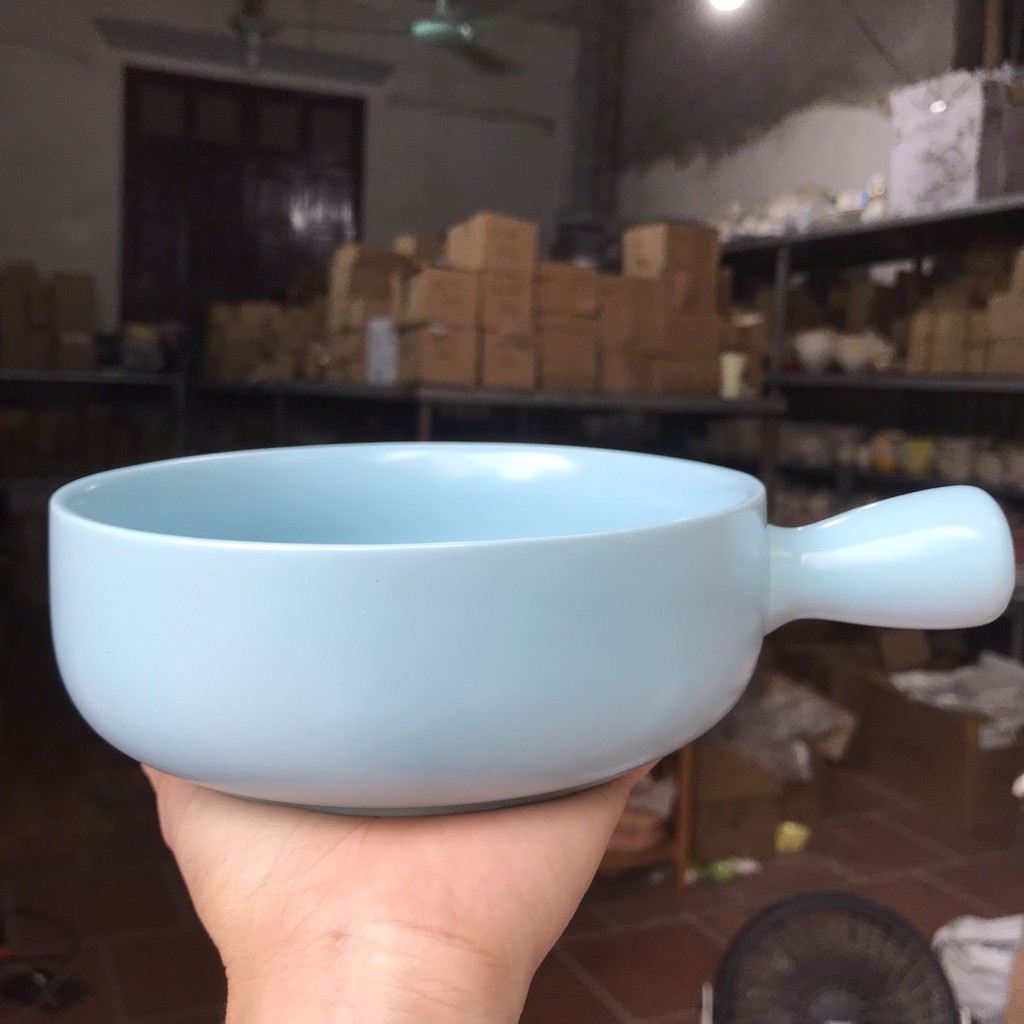 Bát Đĩa Cao Cấp Decor🥣 Bộ Bát Đĩa Màu Xanh Nhạt  🥣 Chén Dĩa Sứ Dễ Thương Cute  B98