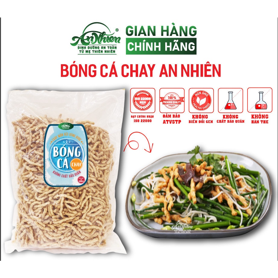 CHẤT LƯỢNG CAO, 1KG Bóng Cá Chay An Nhiên, Thịt Chay, Thực Phẩm Chay Dinh Dưỡng, Thuần Chay Healthy, Đồ Ăn Chay