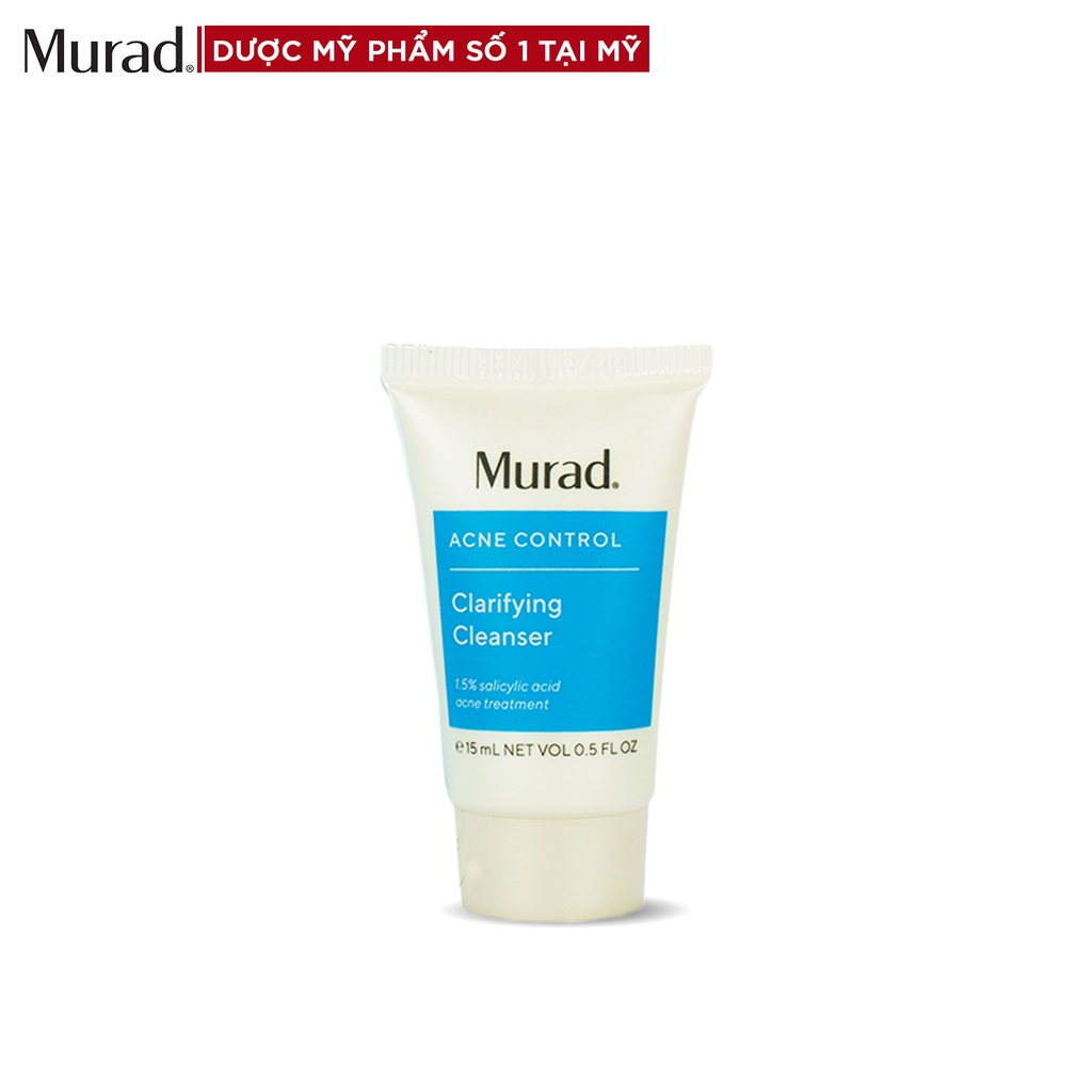 [Mã FMCGMALL -8% đơn 250K] [HB GIFT] Sữa rửa mặt dành cho da mụn Murad Clarifying Cleanser 15ml