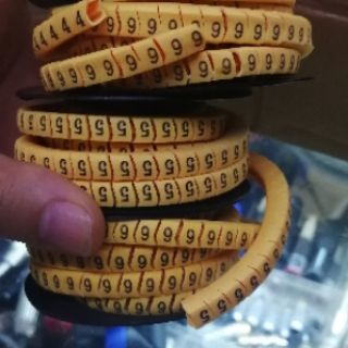Vòng đánh số dây cáp line từ 0 đến 9