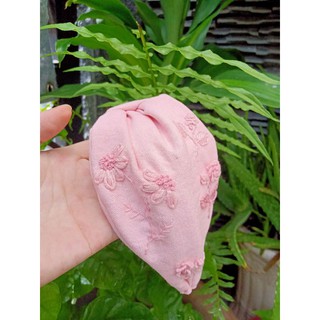 Cài tóc linen thêu tay