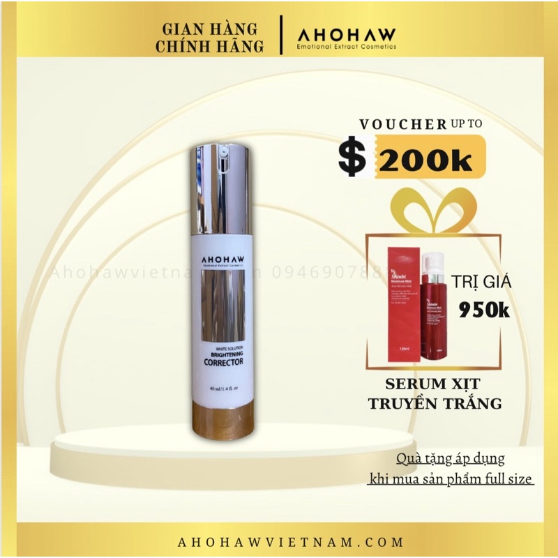KEM HIỆU CHỈNH SẮC TỐ BRIGHTENING CORRECTOR AHOHAW