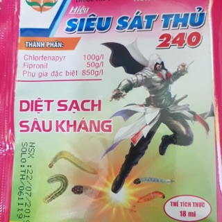 Thuốc trị sâu Siêu sát thủ 240 - Gói 18ml