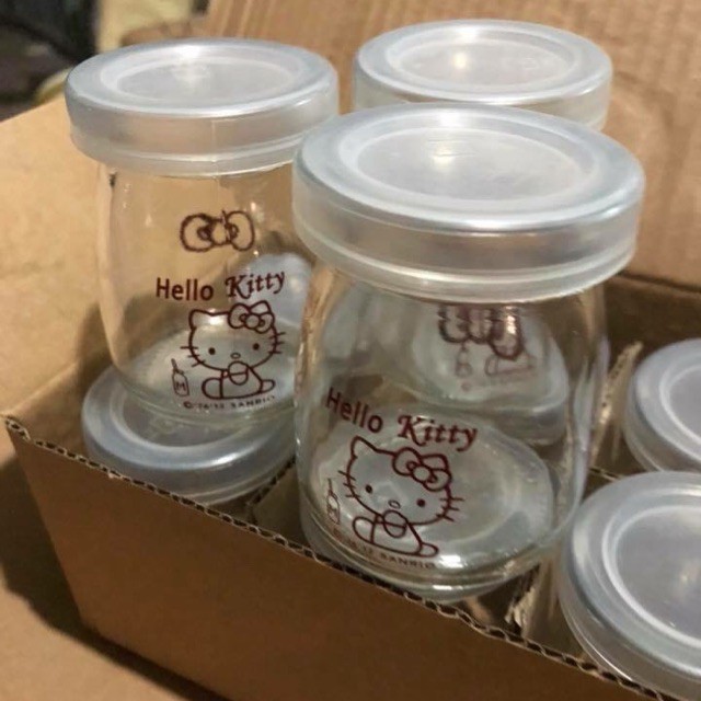 Cốc thủy tinh làm sữa chua Combo 12 chiếc