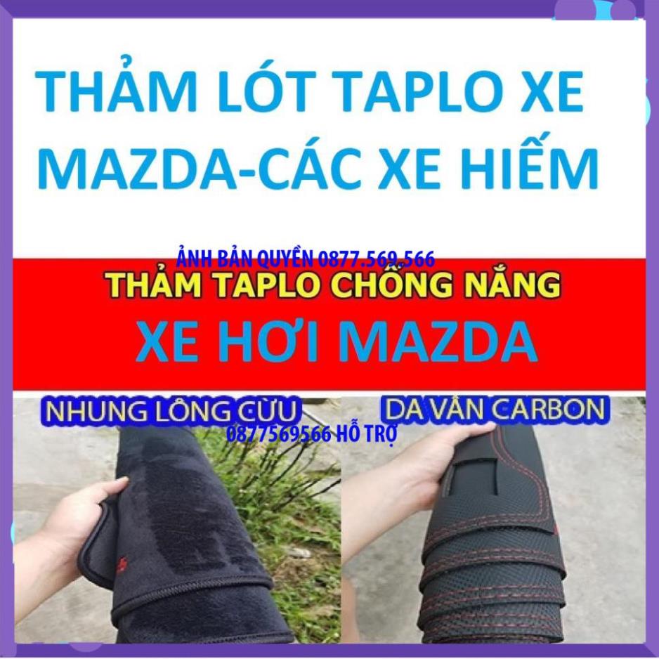 THAM TAPLO DA VÂN GỖ MAZDA 323 MAZDA 626 CX5 VÀ CX8 XE PREMACY THẢM TRẢI LÓT TAPLO CAO CẤP 3 LỚP CHỐNG TRƯỢT CHỊU NHIỆT