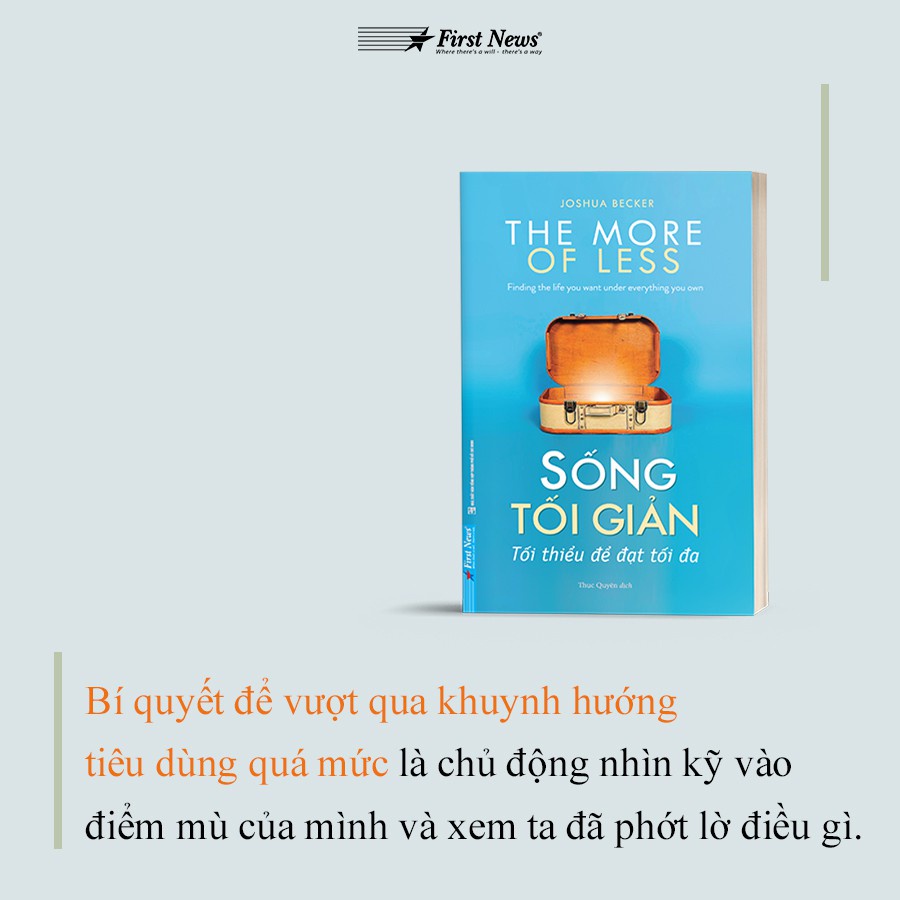Sách - Sống Tối Giản - First News Tặng Kèm Bookmark