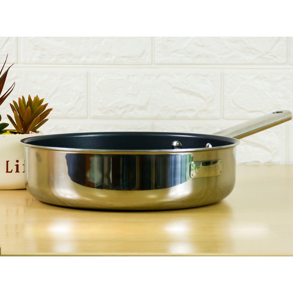 Chảo Inox 2 đáy Elmich Tri-max XS 24cm EL-3752