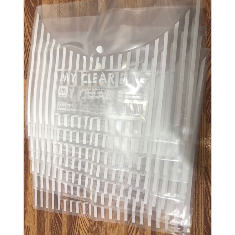 Túi Clear bag A4 giá rẻ đựng tài liệu dùng cho văn phòng , học sinh, sinh viên loại mỏng , trung, dày giúp lưu trữ hồ sơ