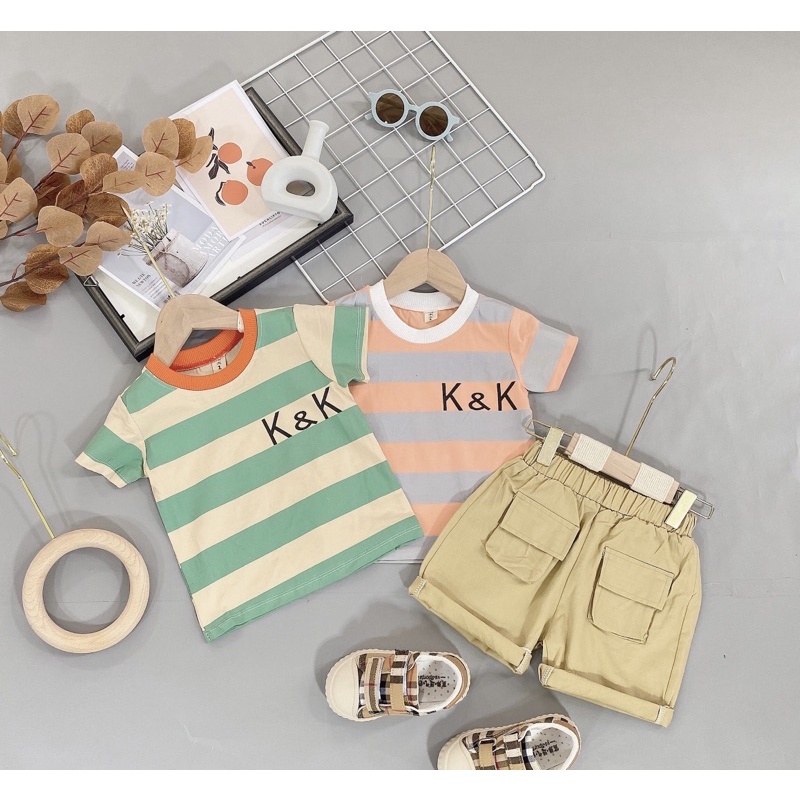 / Bộ quần áo bé trai cộc tay dạo phố siêu cute🌈🌈