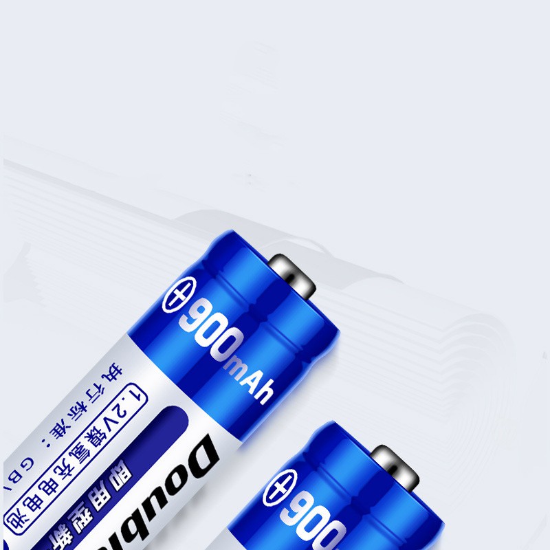 Bộ 4 Pin Sạc AAA 900mAh Doublepow - Pin Tiểu Sạc AAA