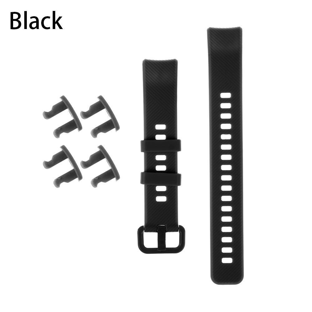 Dây Đeo Thay Thế Chất Liệu Silicon Màu Trơn Cho Honor Band 5 4