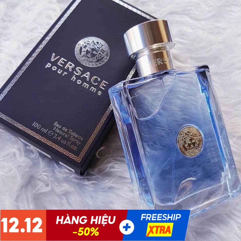 Nước hoa nam Versace Dylan Blue Pour Homme EDT 100ml🌿Hương Mạnh Mẽ Tự Tin