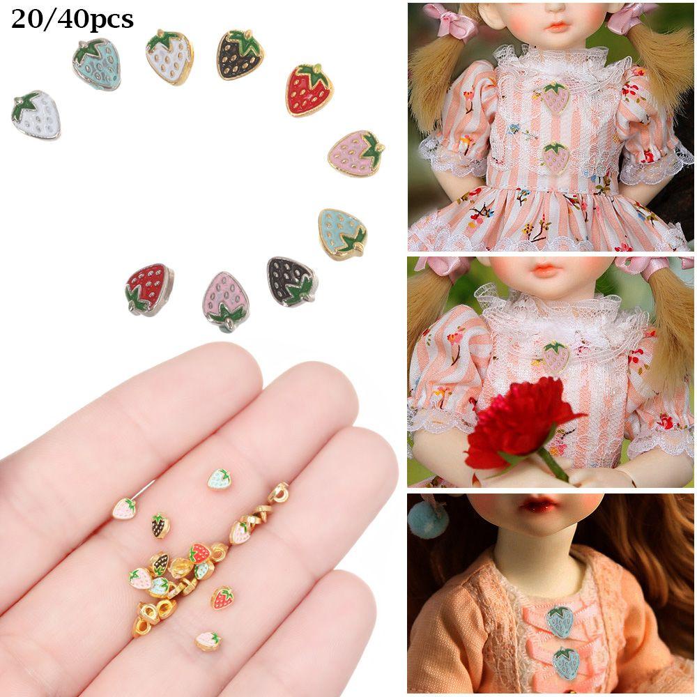 Set 20 / 40 Nút Áo 5mm Cho Búp Bê