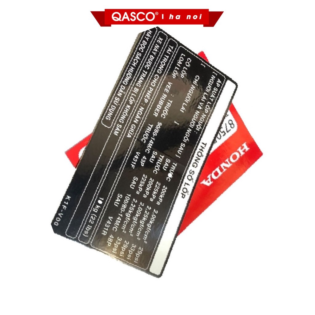 Tem thông số lốp  AIR BLADE 125 - 150   - HN