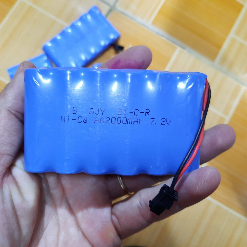 Pin xe điều khiển dung lượng cao 7.2v Ni-Cd AA 2000mAh