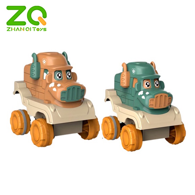 Đồ chơi xe hơi ZHANQI TOYS hình chú chó ngộ nghĩnh vui nhộn dành cho bé