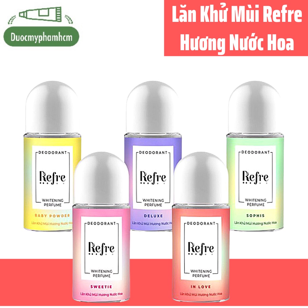 Lăn khử mùi dưỡng trắng hương nước hoa Refre Whitening 40ml