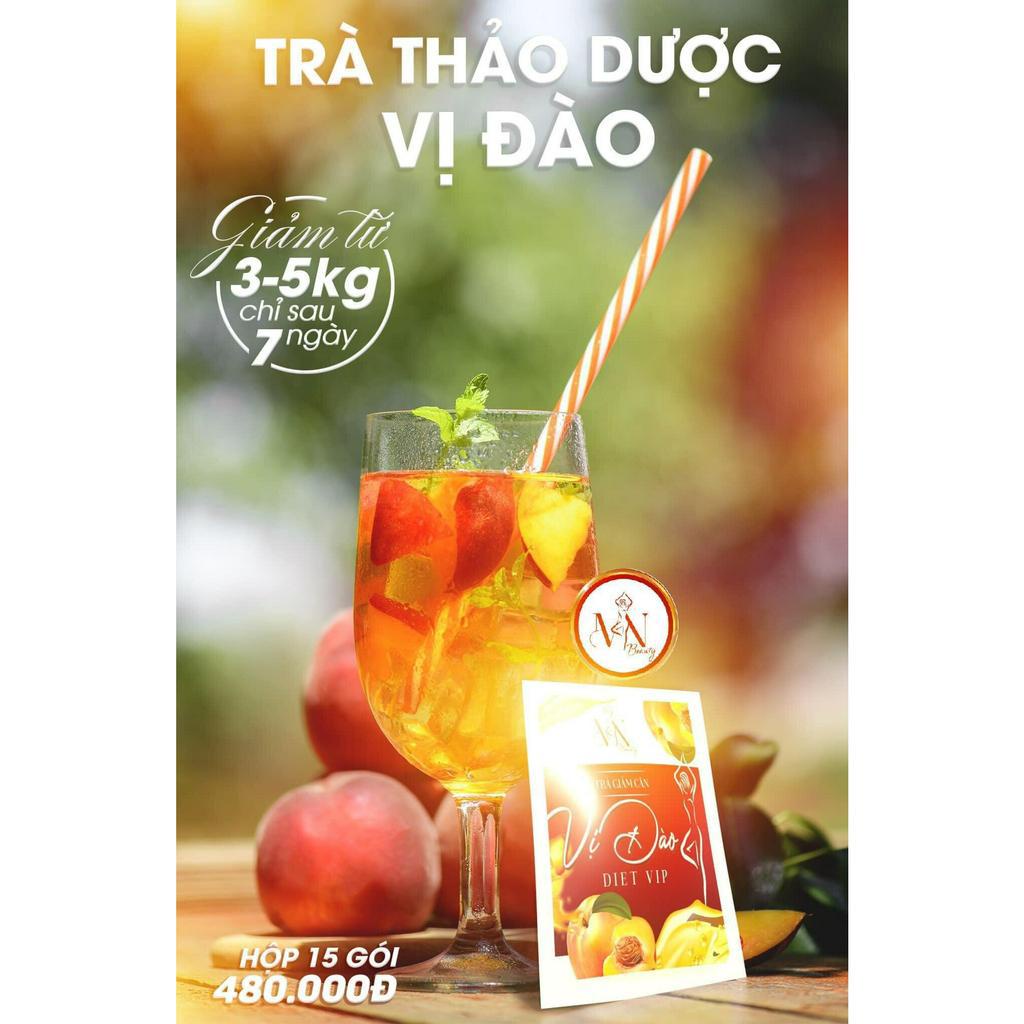 Trà giảm cân vị đào thơm dễ uống - giảm cân an toàn Chính hãng Đông Anh