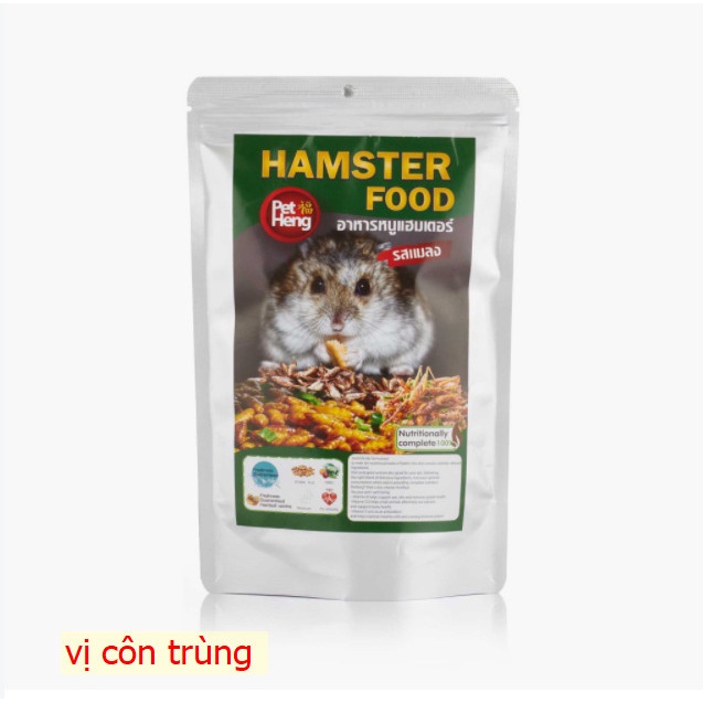 Thức Ăn Hamter Pet Heng  FREE SHIP  5 Vị Hamter Food Thức Ăn Sóc,Thỏ,Bọ,Chinchialla,Gặm Nhắm...