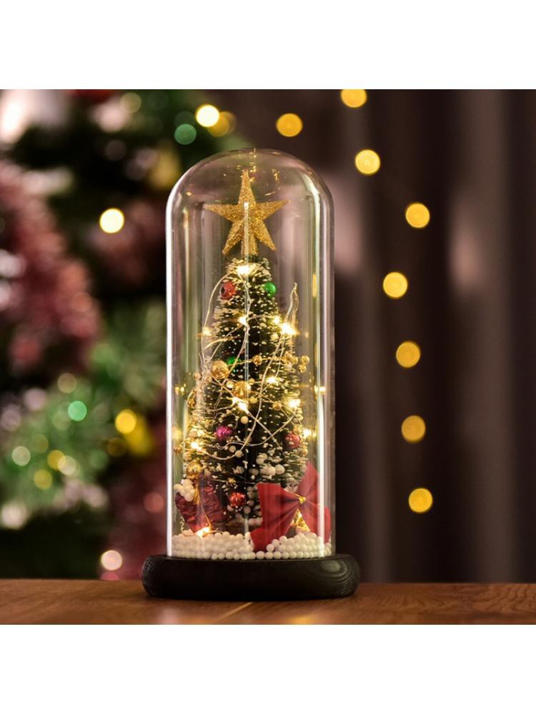 Cây Thông Noel Mini Có Đèn Led Trang Trí Giáng Sinh