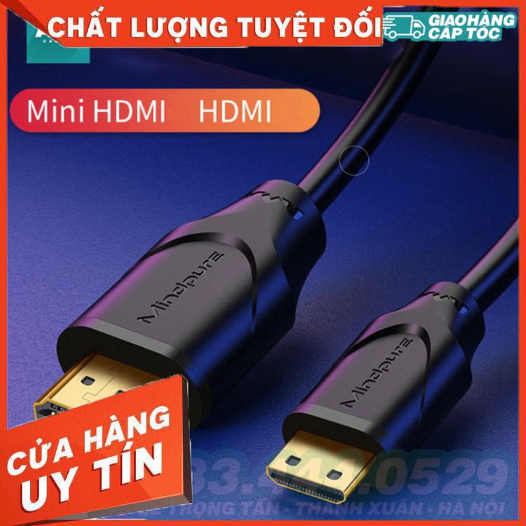 SIÊU RẺ | Dây Cáp HDMI to Mini HDMI MINDPURE