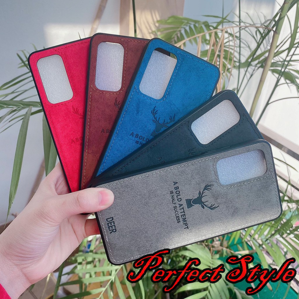 Ốp lưng Vải jean Họa tiết Deer cho Xiaomi mi 10t pro / Mi 10t / K30s