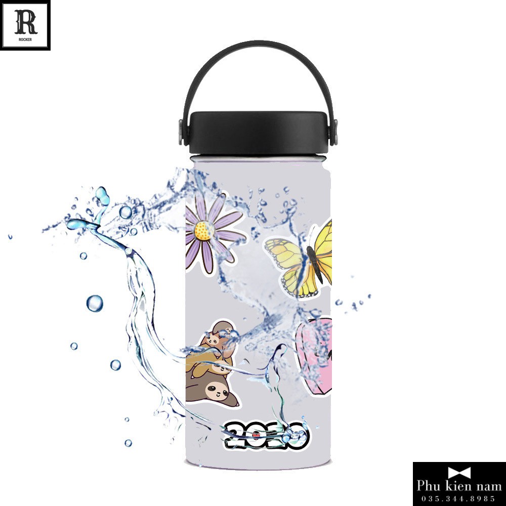 Sticker PVC Hoạt Hình Dễ Thương Cute Cả bộ 75 hình ST090