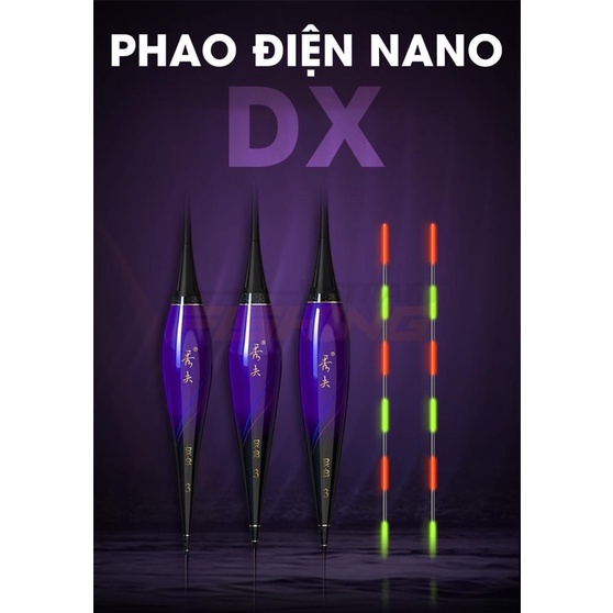 Phao điện câu cá Nano Handing DX- hàng chính hãng