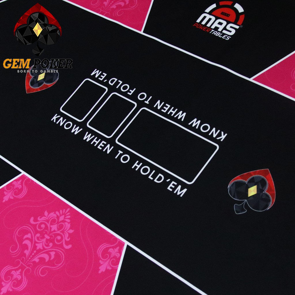 THẢM POKER CAO SU GEM PINK® CAO CẤP