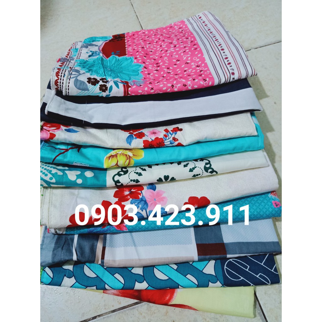 áo gối cotton Thắng Lợi và cotton Hàn Quốc - xịn sò siêu rẻ, mát k xù, k phai