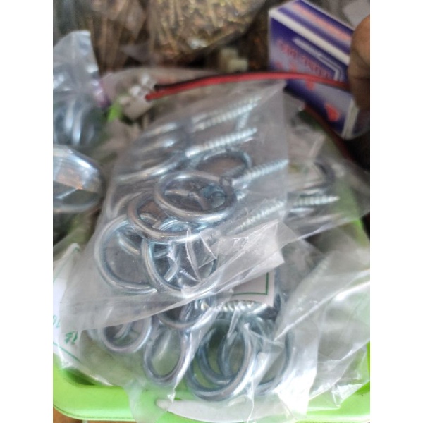 Combo 10 Mốc màng,móc khoen tròn treo rèm,móc khoen