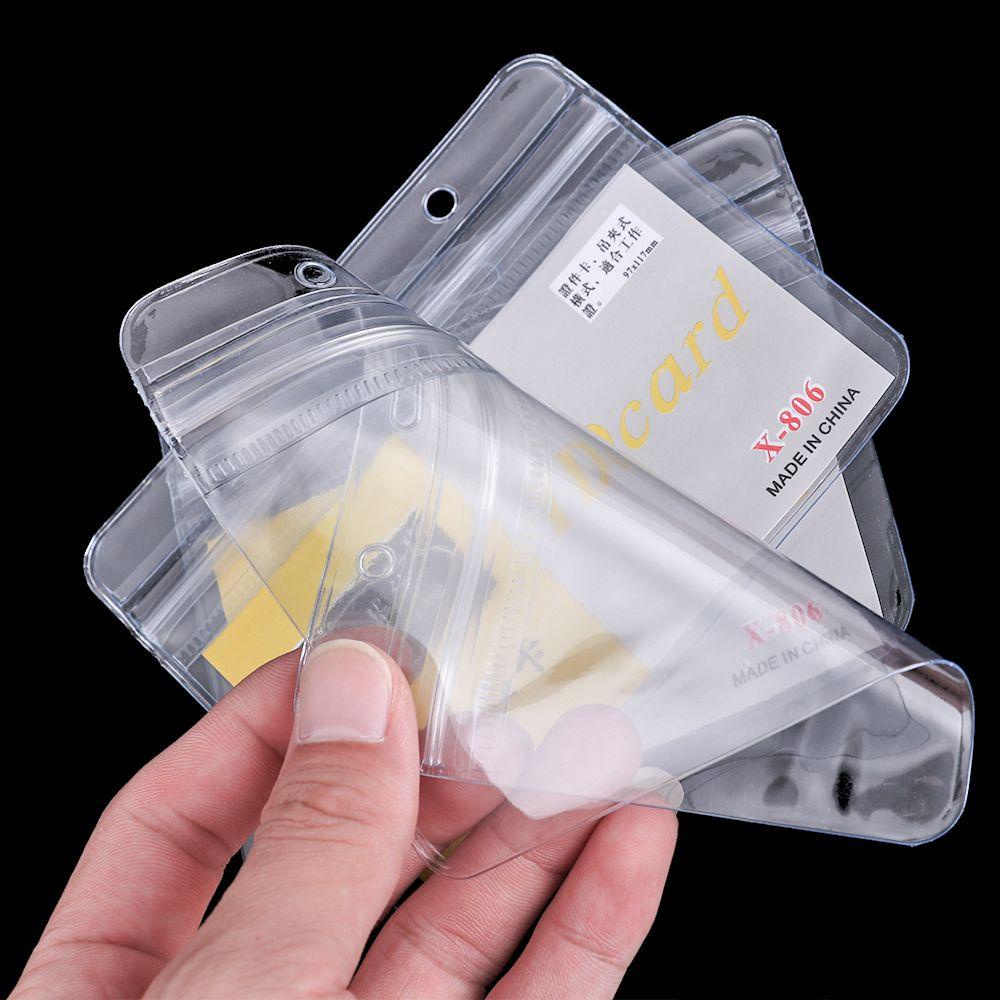 Set 10 Giá Đỡ Thẻ Nhân Viên Trong Suốt MIHAN1