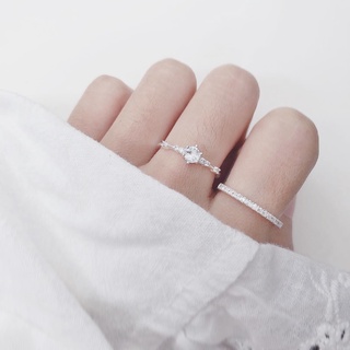 Nhẫn bạc nữ - nhẫn ổ đá Citrine
