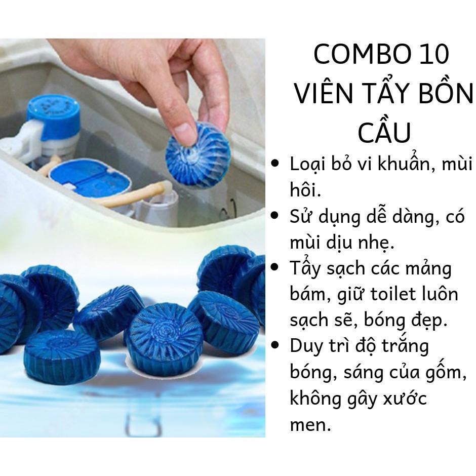COMBO 50 viên tẩy bồn cầu diệt khuẩn công nghệ Hàn Quốc THAY CHO vi.m ,d.uck ,s.u.mo ,li.x ,gif.t