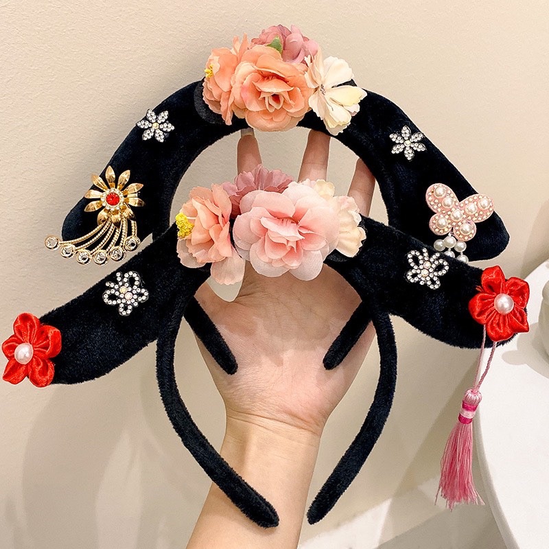 Bờm cài tóc hoàn châu công chúa, quý phi cách cách phong cách cô gái trung hoa