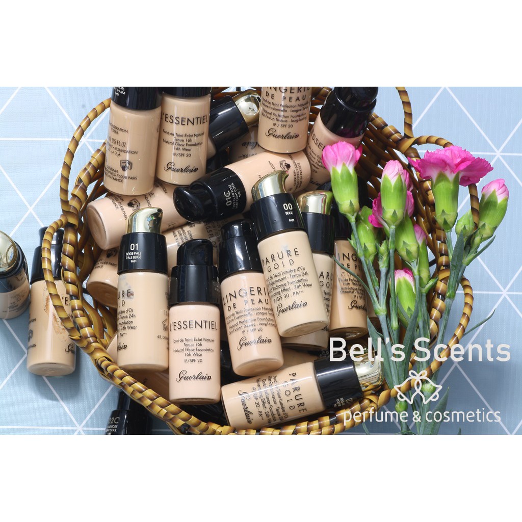 Kem nền Guerlain L'essentiel, Parure Gold, Lingerie de Peau mini 15ml | BigBuy360 - bigbuy360.vn