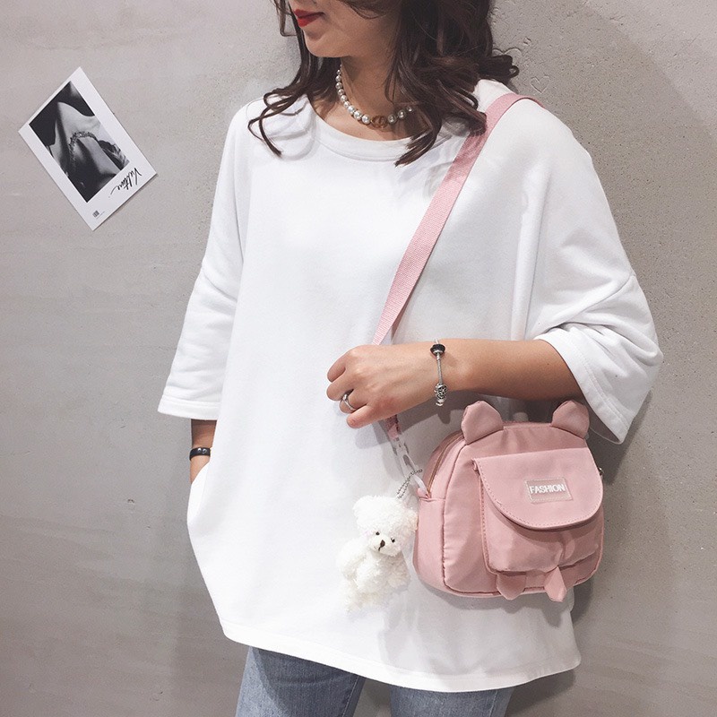 Túi đeo chéo nữ mini HAZIN chống nước cao cấp nhỏ basic đựng điện thoại đi chơi