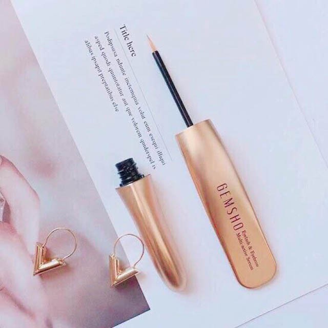 Serum Dưỡng Dài Mi Mày Gemsho Eyelash &amp; Eyebrow Enhancing 3ml