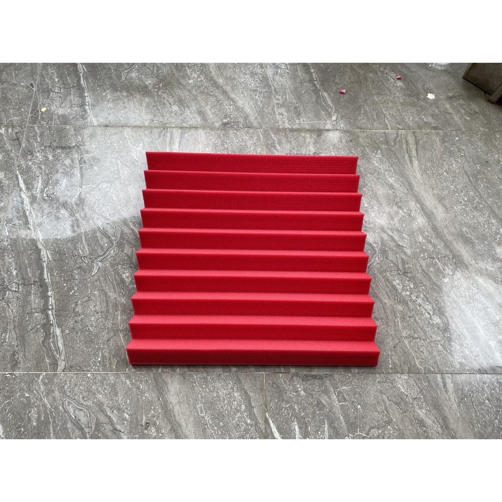 Mút tam giác cách âm - tiêu âm 50 x 50 cho phòng thu âm, phòng karaoke, phòng livestream.bay...