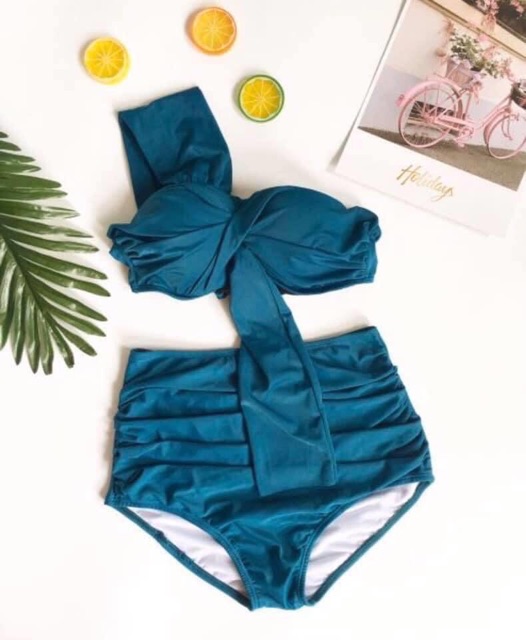 BKiNi 2 mảnh đủ màu cạp cao[ Chuẩn Shop]
