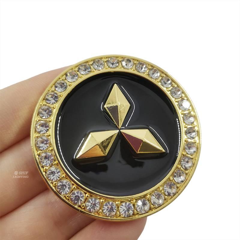 1 Miếng dán kim loại hình logo Mitsubishi MITSUBISHI trang trí xe hơi