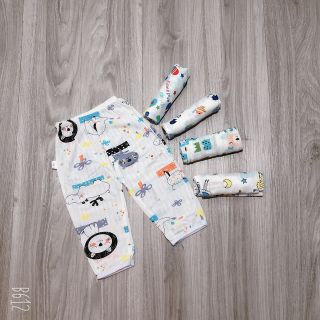 Quần cotton giấy dài cho bé