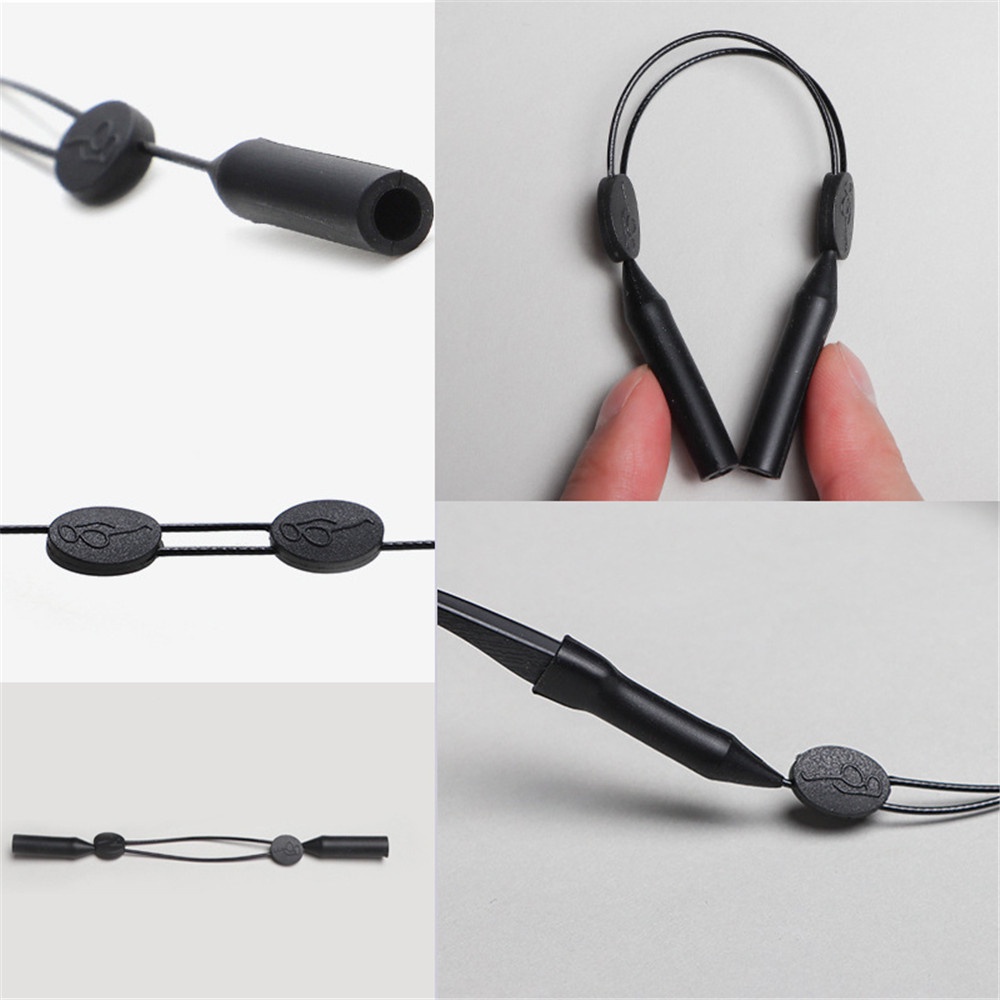 Dây đeo kính chống trượt 25/35cm có thể điều chỉnh tiện dụng chơi bóng rổ