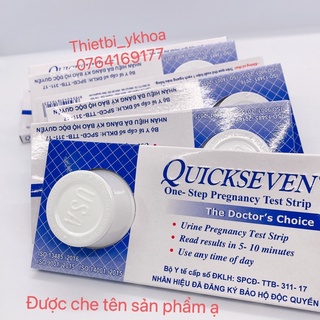 Que thử thai Quickseven 2 vạch chính xác