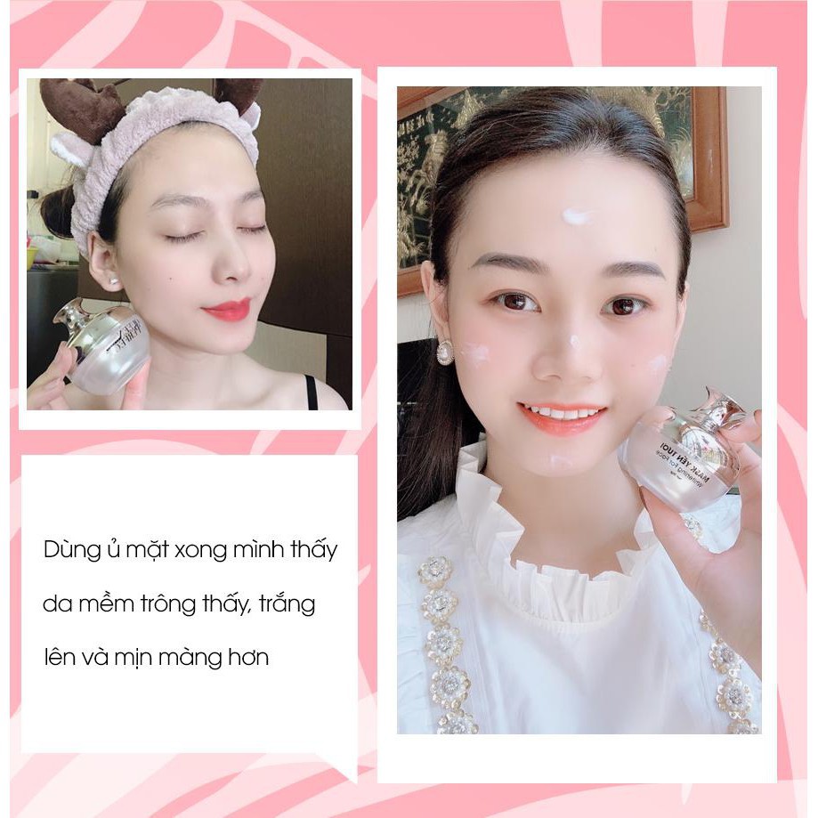 Ủ trắng da mặt Queen Perfect tinh chất yến tươi, làm trắng da, căng bóng, se khít lỗ chân lông 35ml | BigBuy360 - bigbuy360.vn